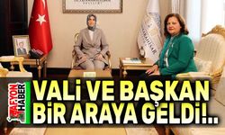 Vali ve Başkan bir araya geldi!..