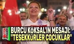 Başkan Burcu Köksal: Teşekkürler çocuklar!..