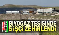 Biyogaz tesisinde 5 işçi zehirlendi