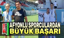 Afyonlu sporculardan atletizmde büyük başarı