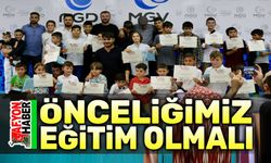 Beytullah Karataş: Önceliğimiz eğitim olmalı