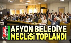 Afyon Belediye Meclisi toplandı