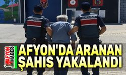 Afyon'da 3 yıl hapis cezasıyla aranan şahıs yakalandı