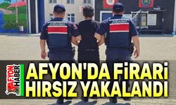 Afyon'da firari hırsız yakalandı