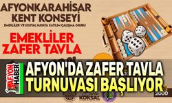 Afyon'da Zafer Tavla Turnuvası başlıyor