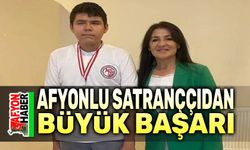 Afyonlu satranç sporcusundan büyük başarı