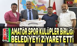 Amatör Spor Kulüpler Birliği, belediyeyi ziyaret etti