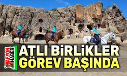 İhsaniye'de atlı birlikler görev başında