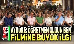 Afyon'da "Aybüke: Öğretmen Oldum Ben" filmine büyük ilgi