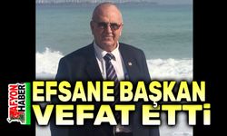 Efsane Başkan vefat etti