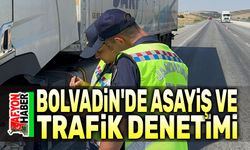 Bolvadin'de asayiş ve trafik denetimi