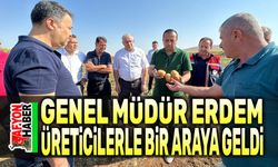 Genel Müdür Erdem, patates üreticileriyle bir araya geldi