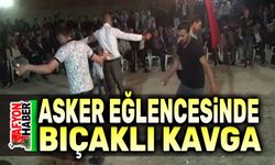 Asker eğlencesinde bıçaklı kavga!..