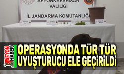 Operasyonda tür tür uyuşturucu madde ele geçirildi