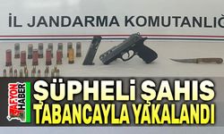 Şüpheli şahıs ruhsatsız tabancayla yakalandı