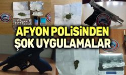 Afyon Polisinden şok uygulamalar devam ediyor