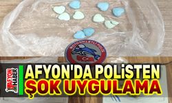 Afyon'da polisten şok uygulama