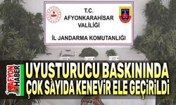 Afyon'da uyuşturucu baskını