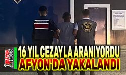 16 yıl hapis cezasıyla aranan şahıs yakalandı