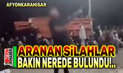 Aranan silahlar bakın nerede bulundu!..