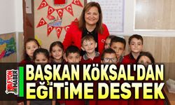 Başkan Köksal'dan eğitime destek