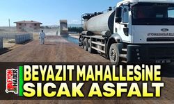 Beyazıt Mahallesinde sıcak asfalt çalışmaları başladı