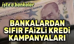 Bankalardan sıfır faizli kredi kampanyaları