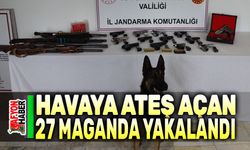 Afyon'da havaya ateş açan 27 maganda yakalandı