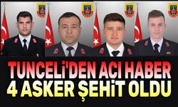 Tunceli'de kaza; 4 asker şehit oldu