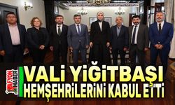 Vali Yiğitbaşı, Ankara'dan gelen heyeti kabul etti