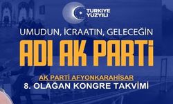 AK Parti Afyonkarahisar kongre takvimi açıklandı