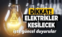 OEDAŞ Afyon planlı elektrik kesintileri