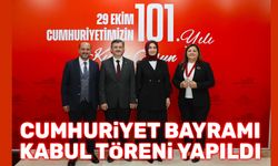 Cumhuriyet Bayramı kabul töreni yapıldı