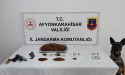 Afyon'da Jandarmadan uyuşturucu baskını