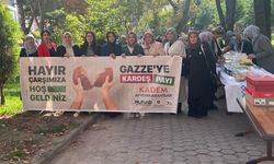 Afyonkarahisar’da Gazze için hayır çarşısı kuruldu