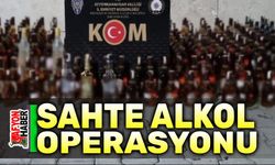 Afyon'da sahte alkol operasyonu!...