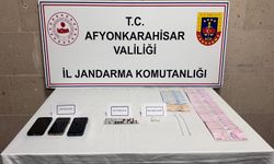 Afyonkarahisar'da Jandarma'nın uyuşturucu operasyonları