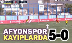 Afyonspor, Adıyaman FK maçında kayıp: 5-0