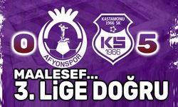 3. lige doğru: Afyonspor:0 Kastamonuspor:5