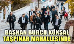 Başkan Burcu Köksal, Taşpınar'da