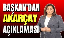 Başkan Burcu Köksal'dan Akarçay açıklaması