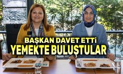 Vali ve Başkan... Birlikte yemek yediler