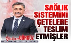 Yalçın Görgöz: Sağlık sistemini çetelere teslim etmişler