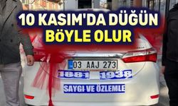 10 Kasım'da düğün böyle olur