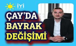 Çay İYİ Parti’de bayrak değişimi