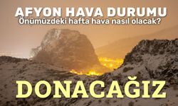 Afyon hava durumu: Yağış yok, donacağız!..