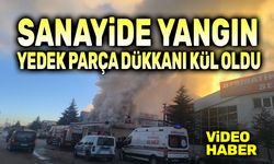 Afyon sanayi sitesinde yine yangın çıktı