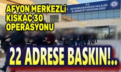 Afyonkarahisar Merkezli KISKAÇ-30 Operasyonu