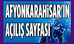 Afyonkarahisar'ın açılış sayfası