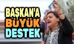 Başkan Burcu Köksal'a büyük destek